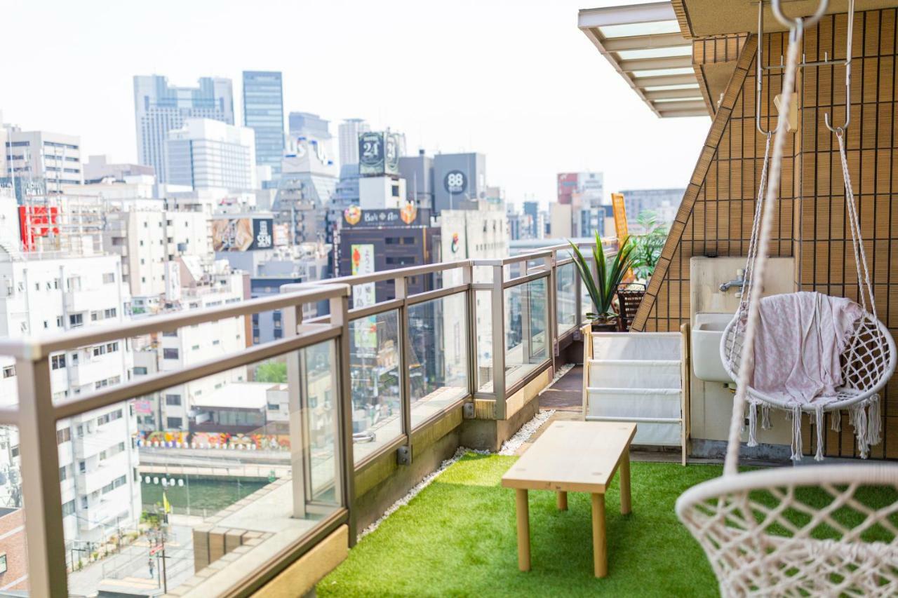 Chuan House - Amemura Aparthotel Osaka Esterno foto